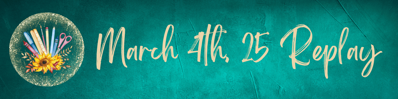 March 4th, 2025 Craft and Chat Replay