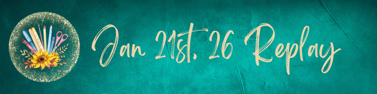 January 21th, 2026 Craft and Chat Replay