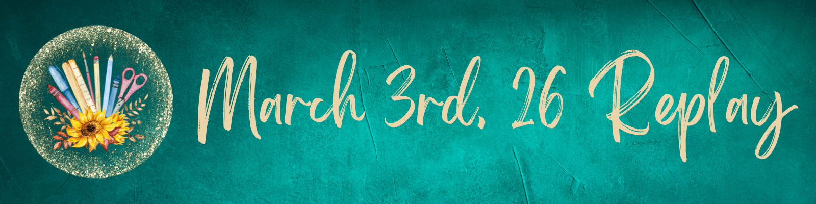 March 3rd 2026 Craft and Chat Replay