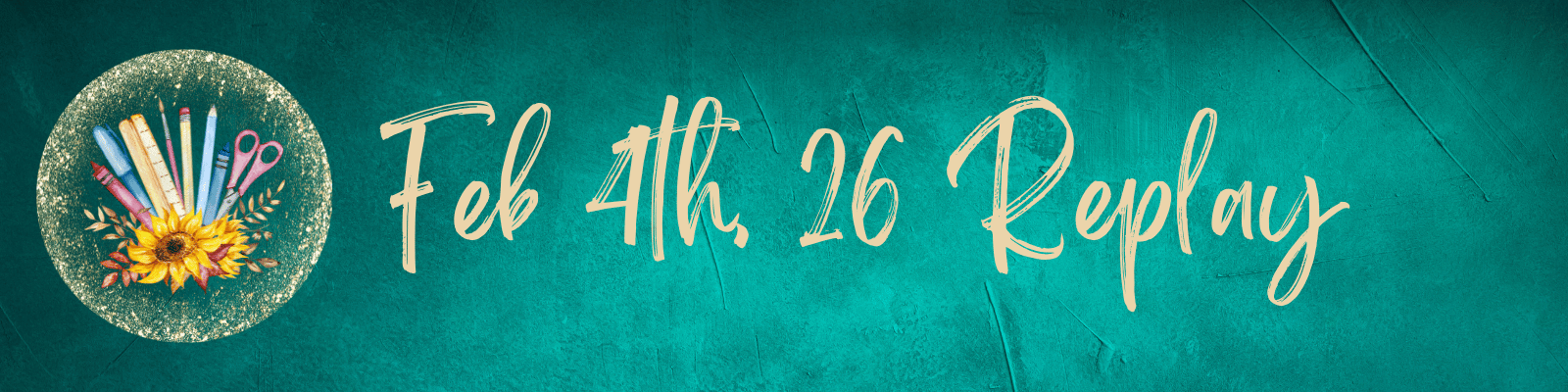 February 4th 2026 Craft and Chat Replay